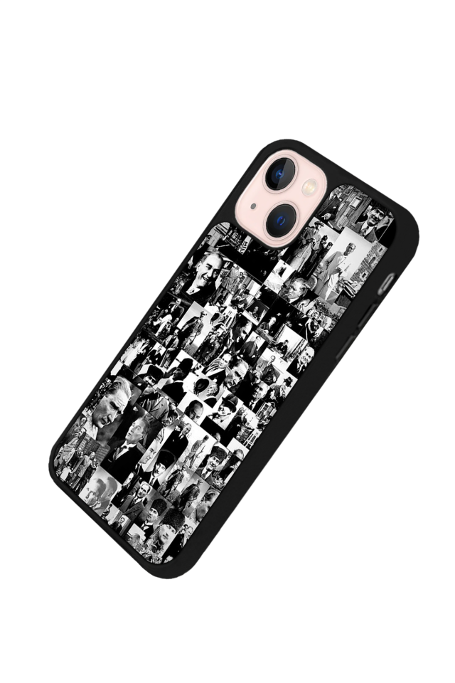 iPhone 13/14 Uyumlu Mustafa Kemal Ataturk Tasarımlı Glossy Premium Kılıf