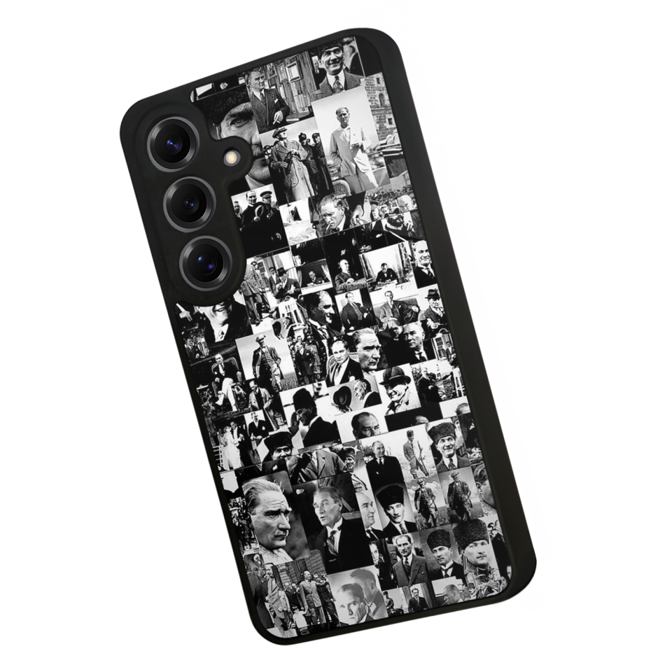 Samsung Galaxy S25 Uyumlu Mustafa Kemal Ataturk Tasarımlı Glossy Premium Kılıf
