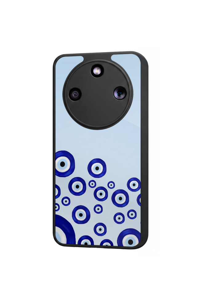 Honor Magic 8 Lite Uyumlu Nazar Tasarımlı Glossy Premium Kılıf