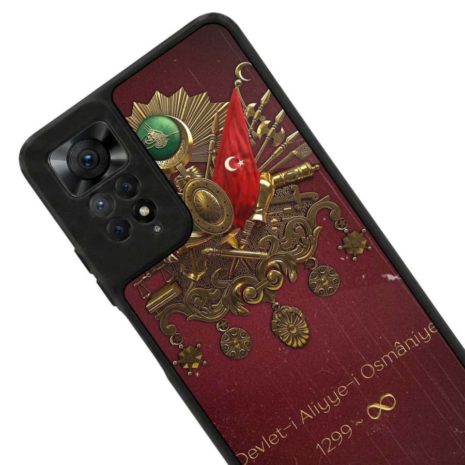 Xiaomi Redmi Note 12 Pro Uyumlu Osmanli Tugrasi Tasarımlı Glossy Premium Kılıf