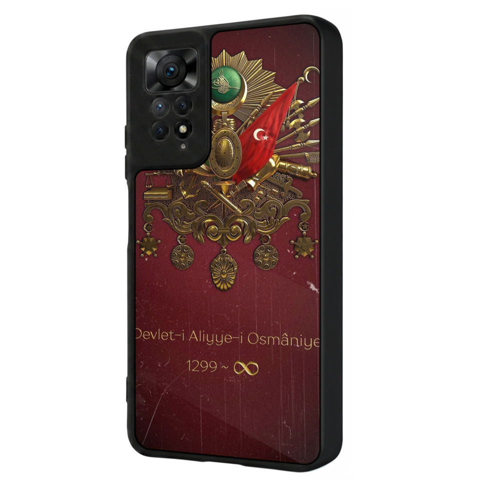 Xiaomi Redmi Note 12 Pro Uyumlu Osmanli Tugrasi Tasarımlı Glossy Premium Kılıf