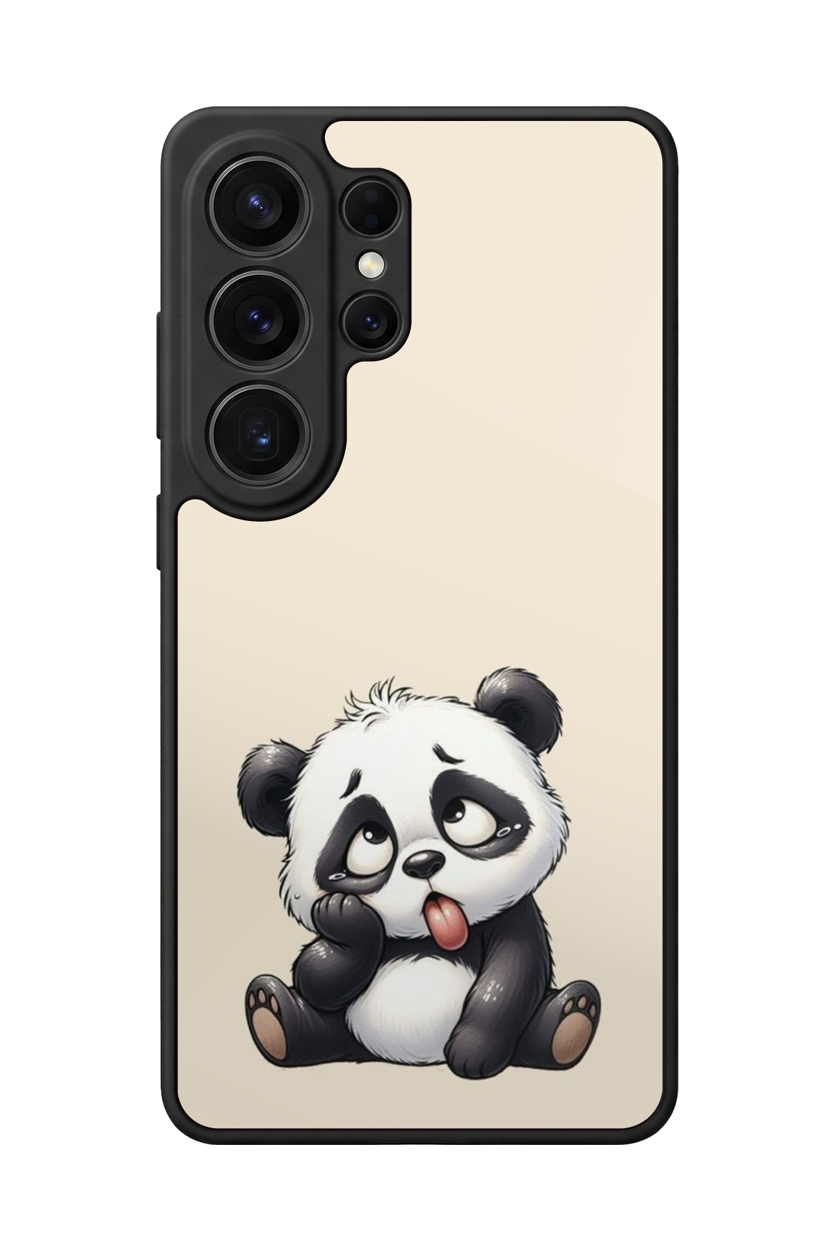 Samsung Galaxy S26 Ultra Uyumlu Panda Tasarımlı Glossy Premium Kılıf