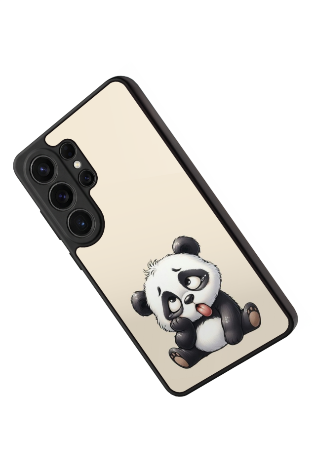 Samsung Galaxy S26 Ultra Uyumlu Panda Tasarımlı Glossy Premium Kılıf