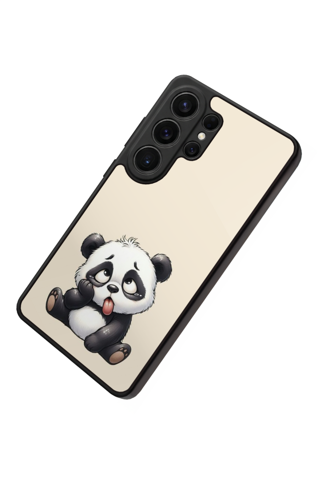 Samsung Galaxy S26 Ultra Uyumlu Panda Tasarımlı Glossy Premium Kılıf
