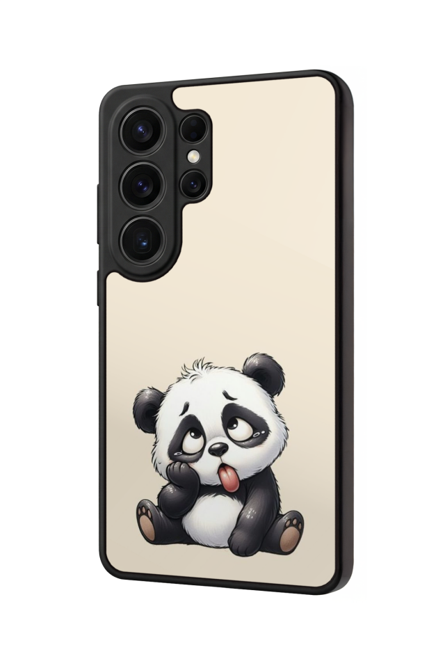 Samsung Galaxy S26 Ultra Uyumlu Panda Tasarımlı Glossy Premium Kılıf