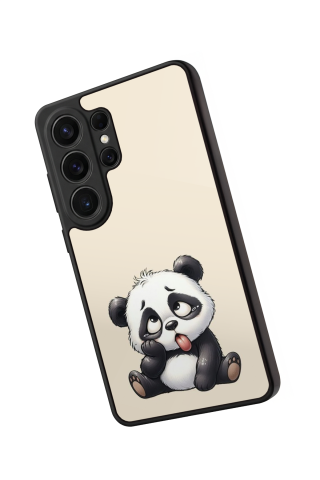 Samsung Galaxy S26 Ultra Uyumlu Panda Tasarımlı Glossy Premium Kılıf