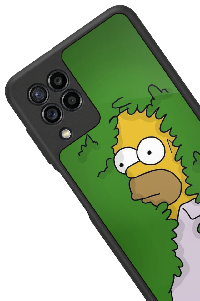 Samsung Galaxy M22 Uyumlu The Simpsons Tasarımlı Glossy Premium Kılıf