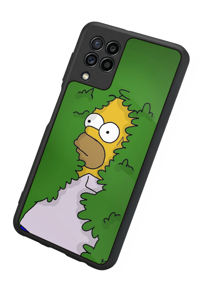 Samsung Galaxy M22 Uyumlu The Simpsons Tasarımlı Glossy Premium Kılıf