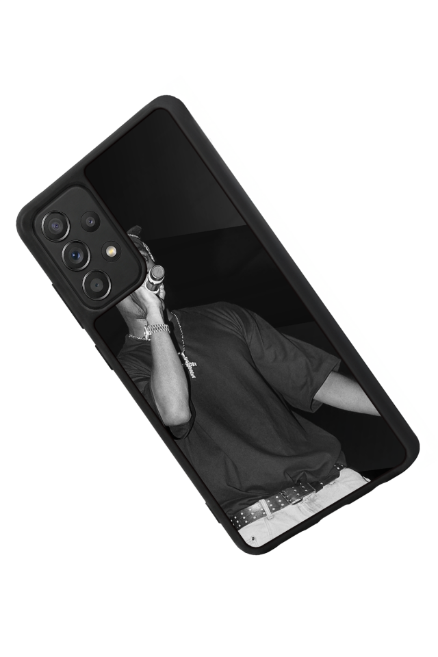 Samsung Galaxy A72 Uyumlu Tupac Tasarımlı Glossy Premium Kılıf
