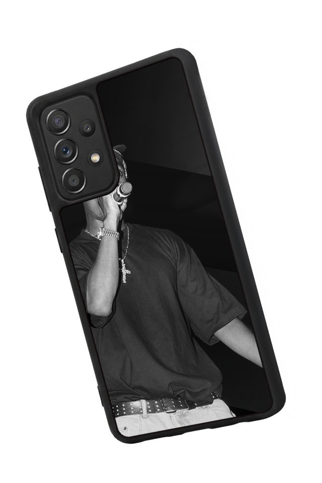 Samsung Galaxy A72 Uyumlu Tupac Tasarımlı Glossy Premium Kılıf
