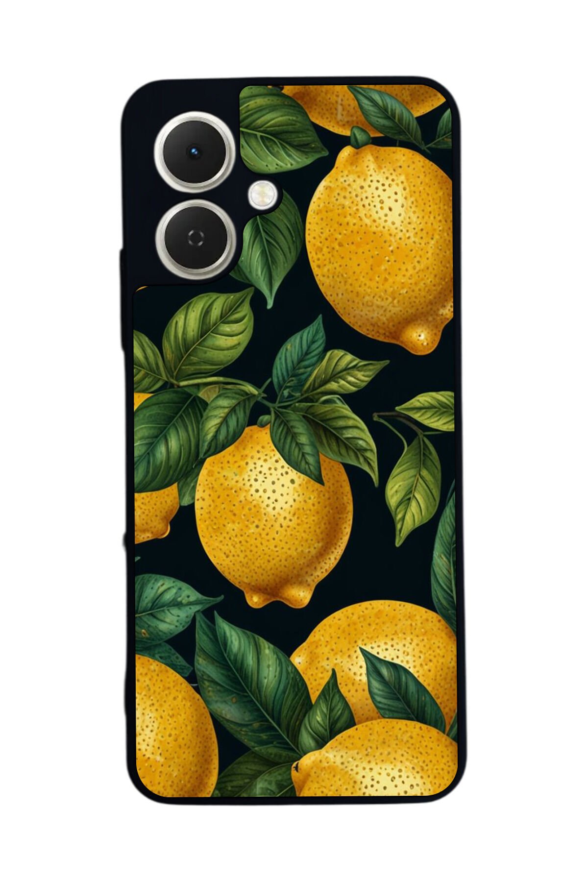 Tecno Spark GO 2 Uyumlu Limon Tasarımlı Glossy Premium Kılıf