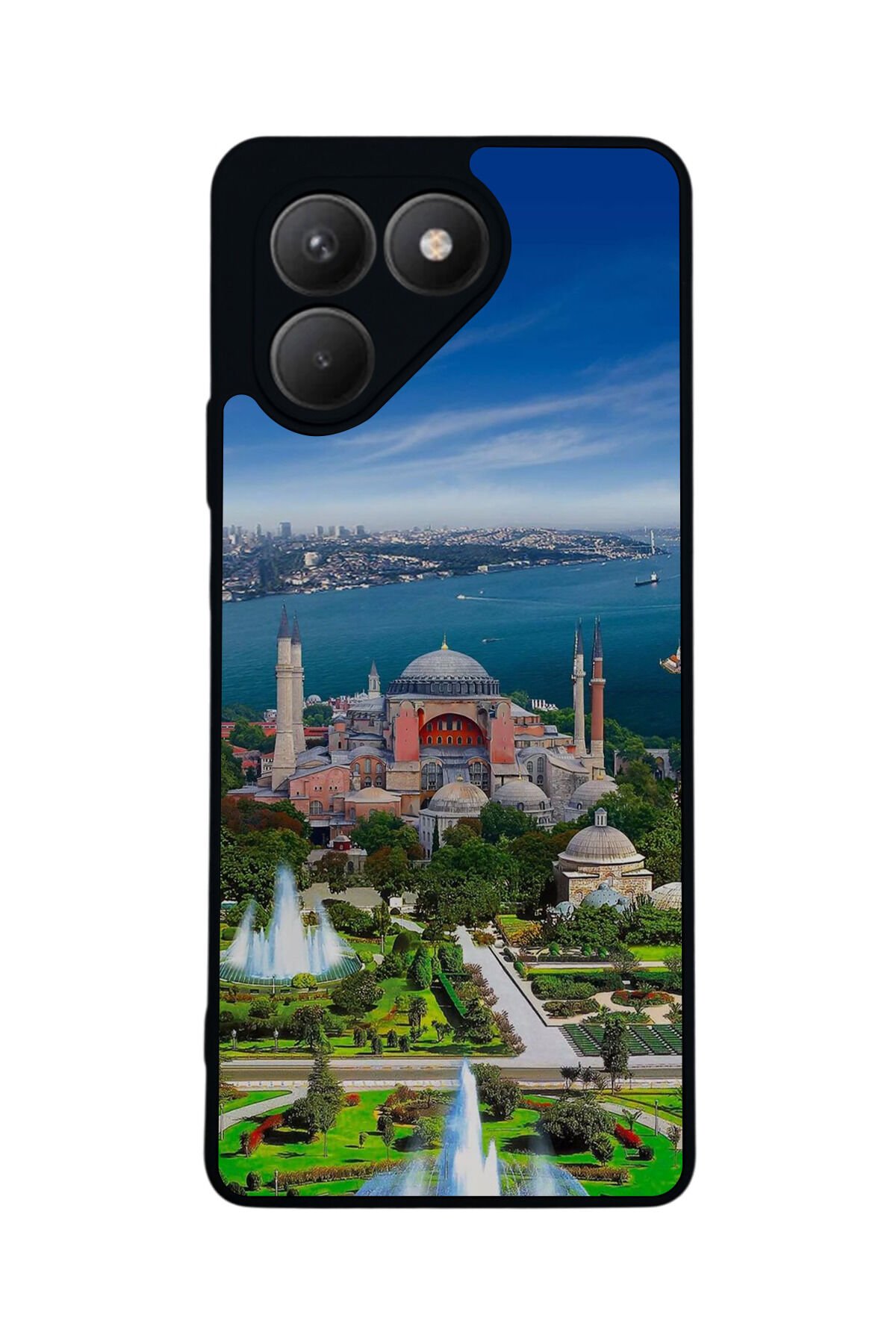 Tecno Pova 7 Mat Uyumlu Siyah Kılıf – Yumuşak Silikon, Koruyucu, Şok Emici Kapak