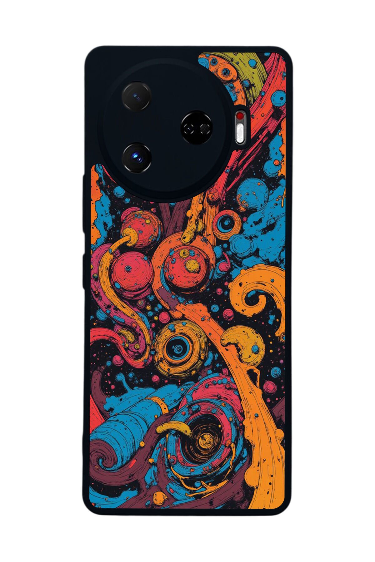 Tecno Camon 30 Pro Uyumlu Abstract Tasarımlı Glossy Premium Kılıf