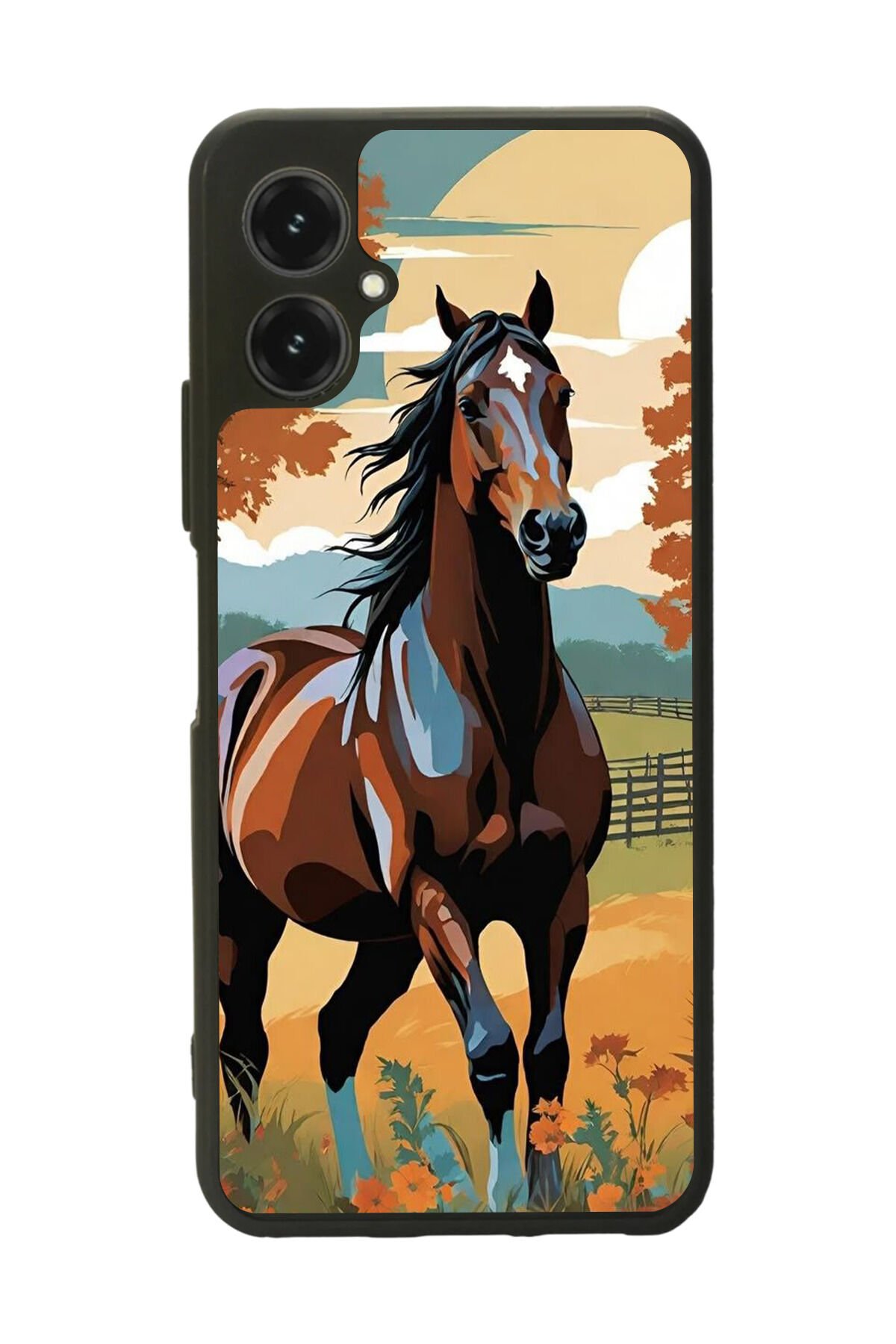 Omix X5 Uyumlu At Horse Tasarımlı Glossy Premium Kılıf