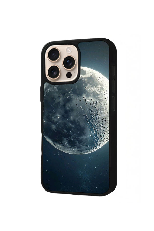 iPhone 14 Pro Uyumlu Ay Tasarımlı Glossy Premium Kılıf