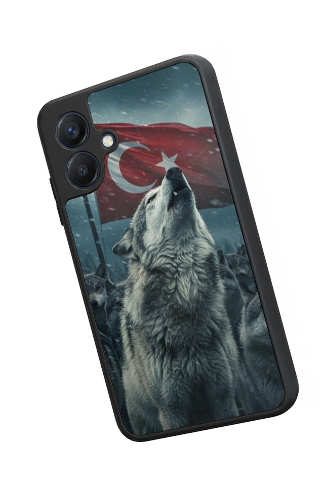 Samsung Galaxy A07 Uyumlu Bozkurt Tasarımlı Glossy Premium Kılıf