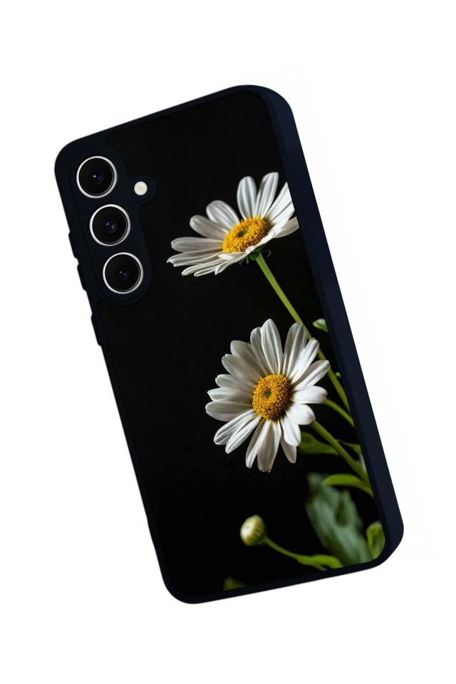 Samsung Galaxy S24 FE Uyumlu Cicek Tasarımlı Glossy Premium Kılıf