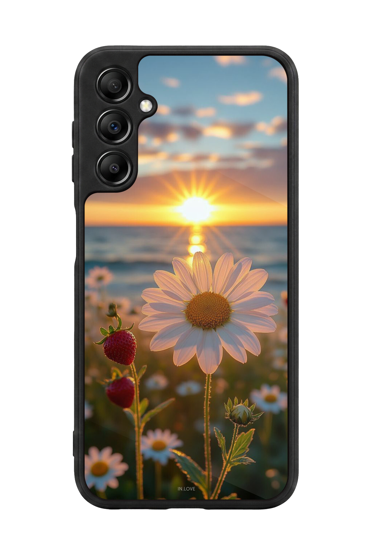 Samsung Galaxy A14 Uyumlu Cicek Tasarımlı Glossy Premium Kılıf