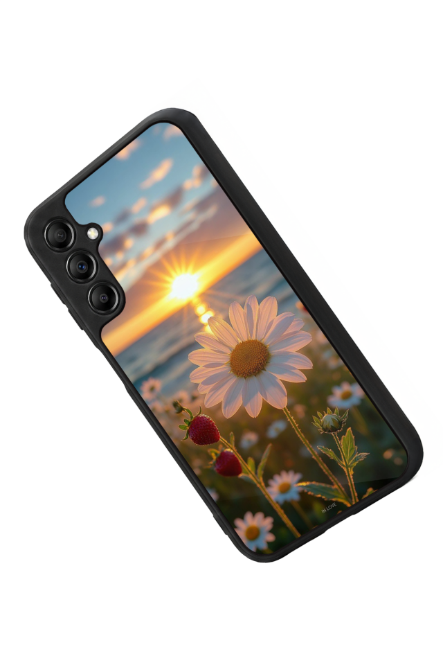 Samsung Galaxy A14 Uyumlu Cicek Tasarımlı Glossy Premium Kılıf