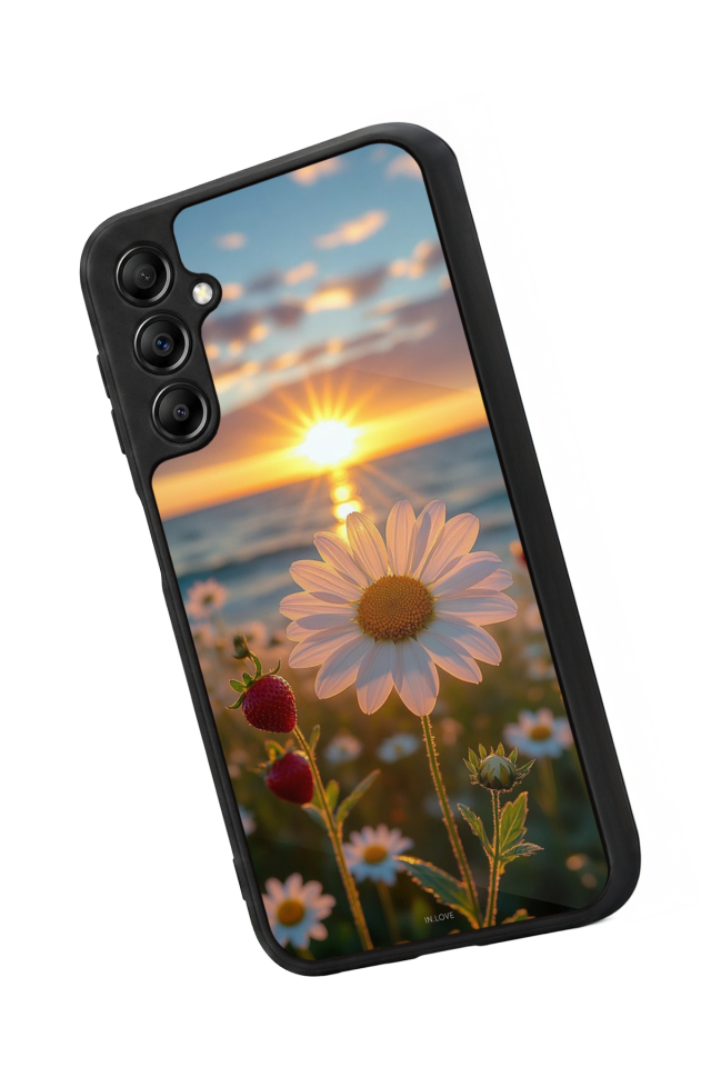 Samsung Galaxy A14 Uyumlu Cicek Tasarımlı Glossy Premium Kılıf