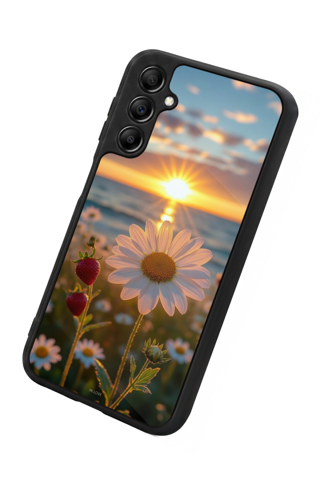 Samsung Galaxy A14 Uyumlu Cicek Tasarımlı Glossy Premium Kılıf