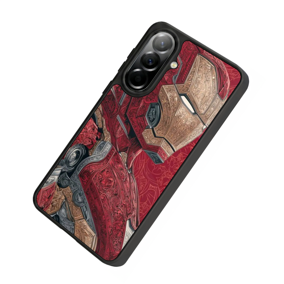Samsung Galaxy A37 Uyumlu Iron Man ( Demir Adam ) Tasarımlı Glossy Premium Kılıf