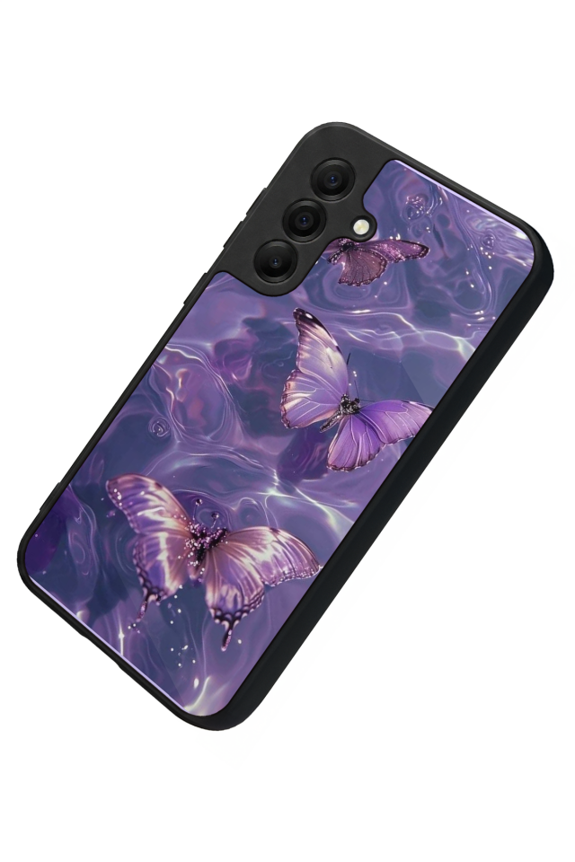 Samsung Galaxy A17 Uyumlu Kelebek Tasarımlı Glossy Premium Kılıf