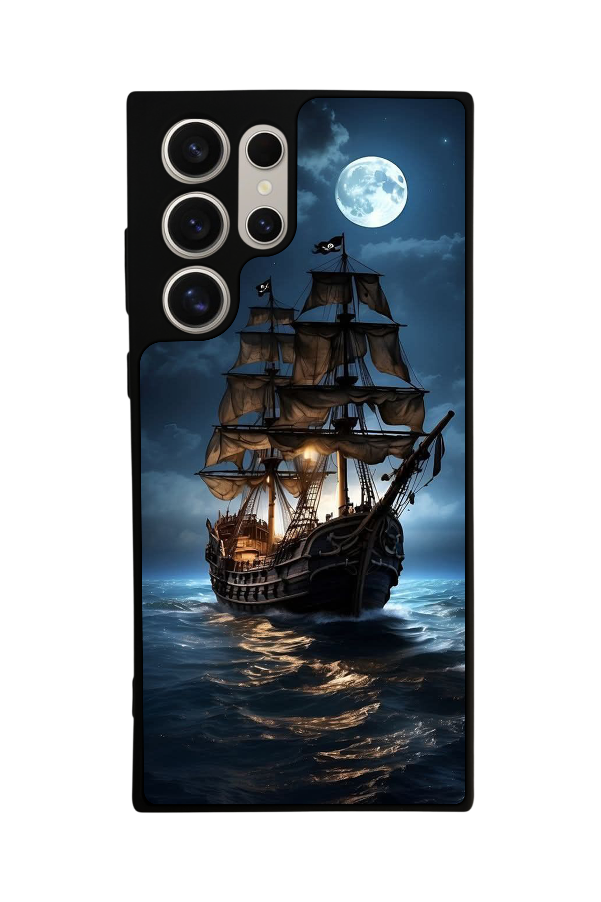 Samsung Galaxy S22 Ultra Uyumlu Korsan Tasarımlı Glossy Premium Kılıf