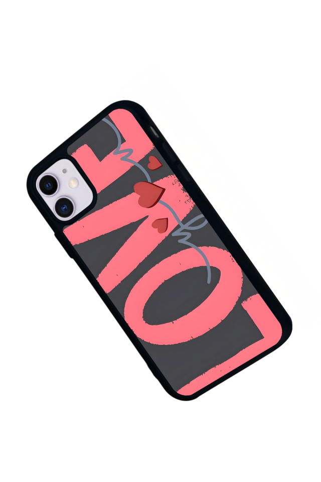 iPhone 11 Uyumlu Love Tasarımlı Glossy Premium Kılıf