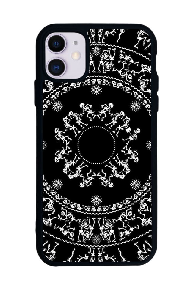 iPhone 11 Uyumlu Mandala Tasarımlı Glossy Premium Kılıf