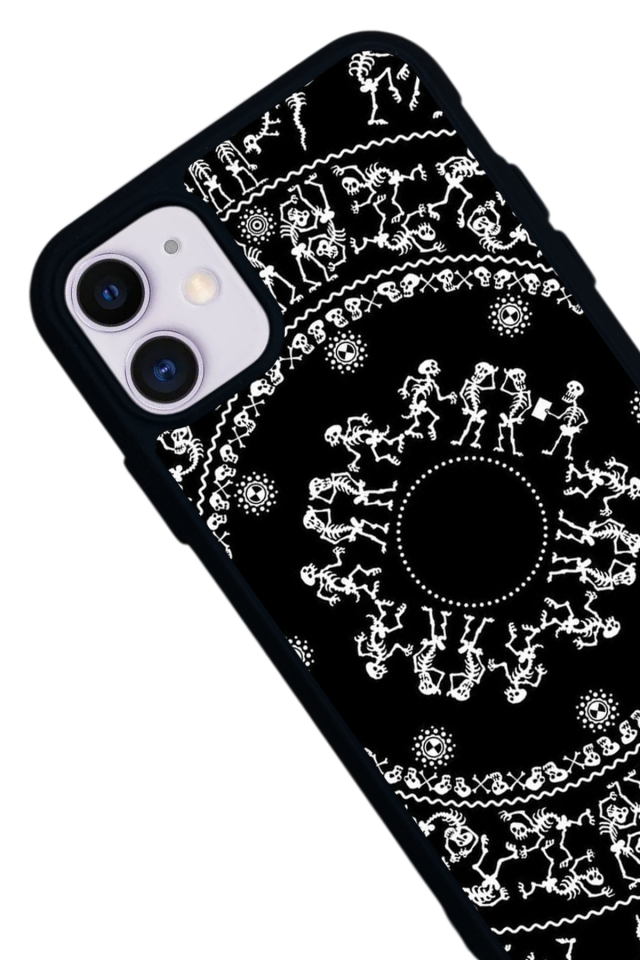 iPhone 11 Uyumlu Mandala Tasarımlı Glossy Premium Kılıf