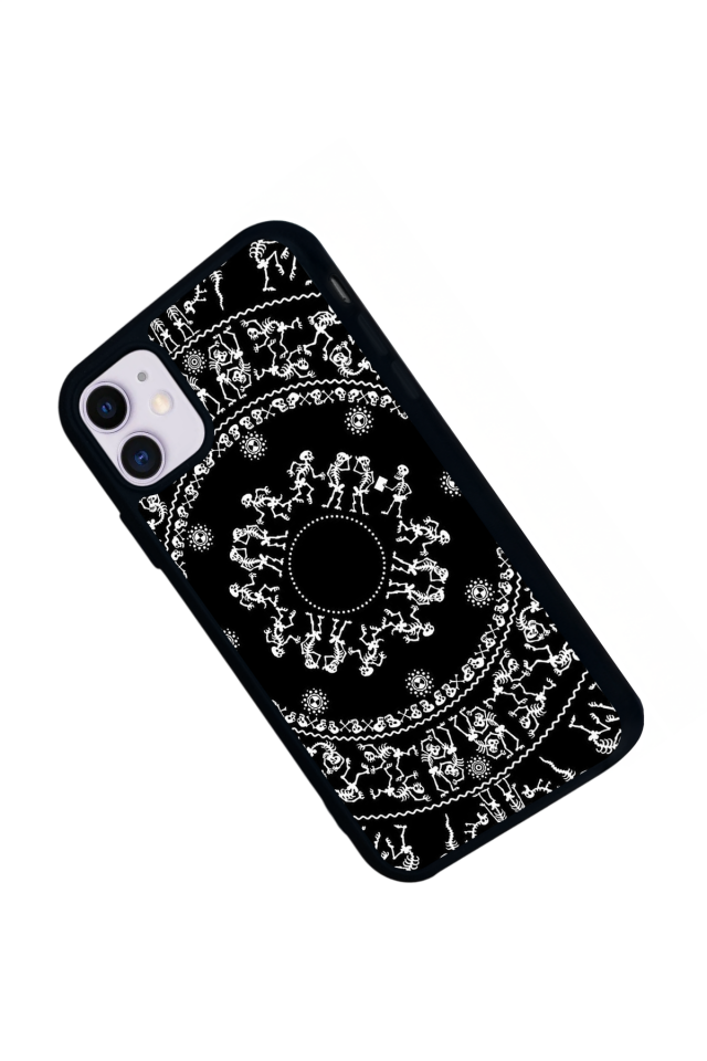 iPhone 11 Uyumlu Mandala Tasarımlı Glossy Premium Kılıf