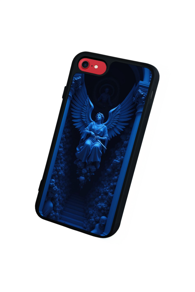 iPhone 8 Uyumlu Melek Tasarımlı Glossy Premium Kılıf