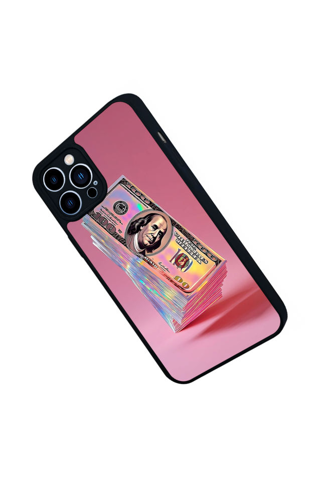 iPhone 13 Pro Max Uyumlu Money Para Tasarımlı Glossy Premium Kılıf