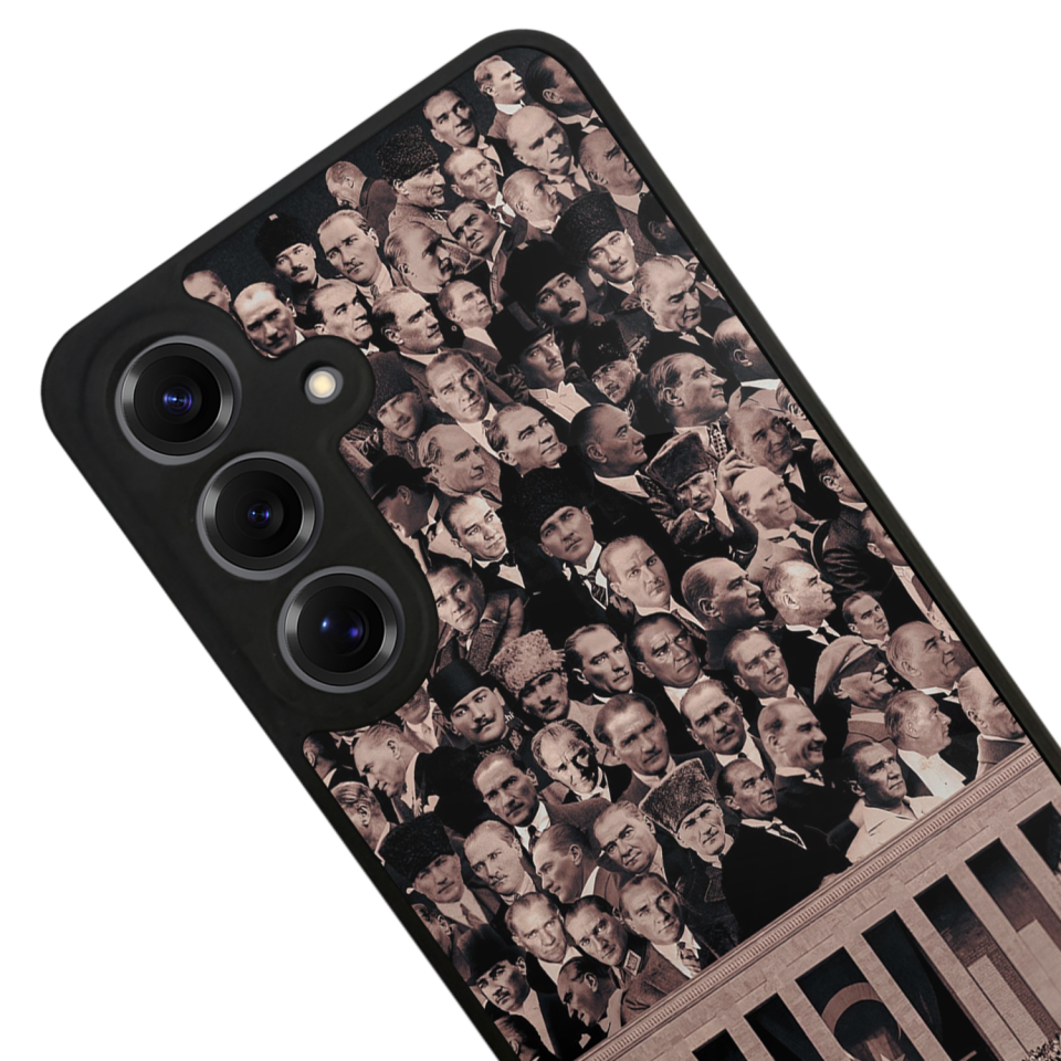 Samsung Galaxy S25 Uyumlu Mustafa Kemal Ataturk Tasarımlı Glossy Premium Kılıf