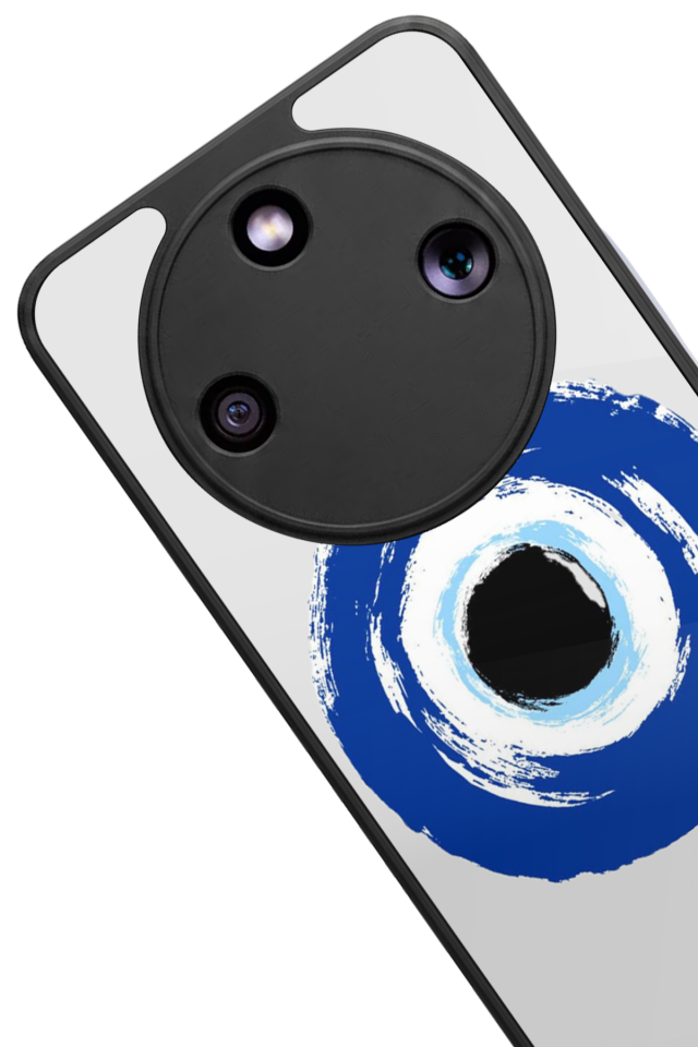 Honor Magic 8 Lite Uyumlu Nazar Tasarımlı Glossy Premium Kılıf