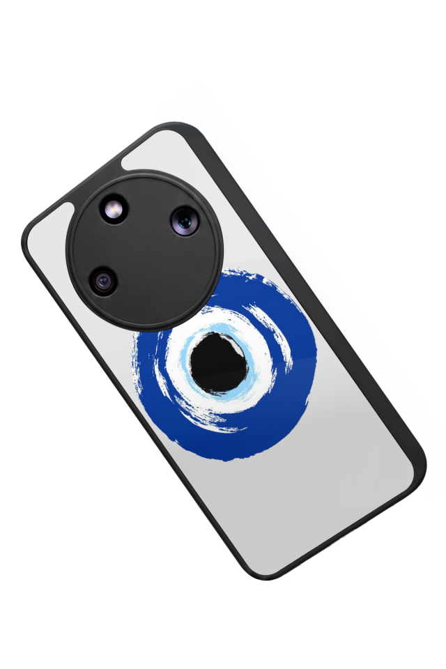 Honor Magic 8 Lite Uyumlu Nazar Tasarımlı Glossy Premium Kılıf
