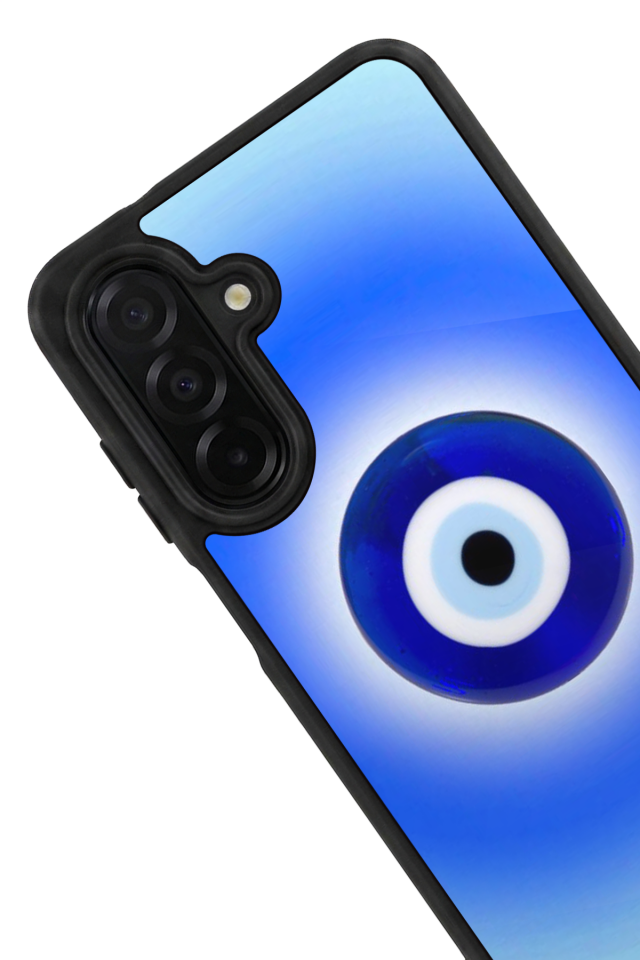 Samsung Galaxy A36 Uyumlu Nazar Tasarımlı Glossy Premium Kılıf