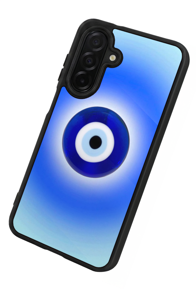 Samsung Galaxy A36 Uyumlu Nazar Tasarımlı Glossy Premium Kılıf
