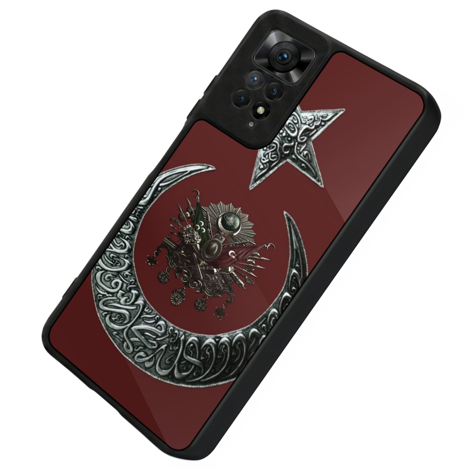 Xiaomi Redmi Note 12 Pro Uyumlu Osmanli Tugrasi Tasarımlı Glossy Premium Kılıf