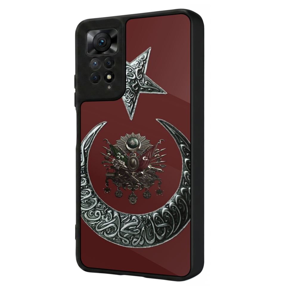 Xiaomi Redmi Note 12 Pro Uyumlu Osmanli Tugrasi Tasarımlı Glossy Premium Kılıf