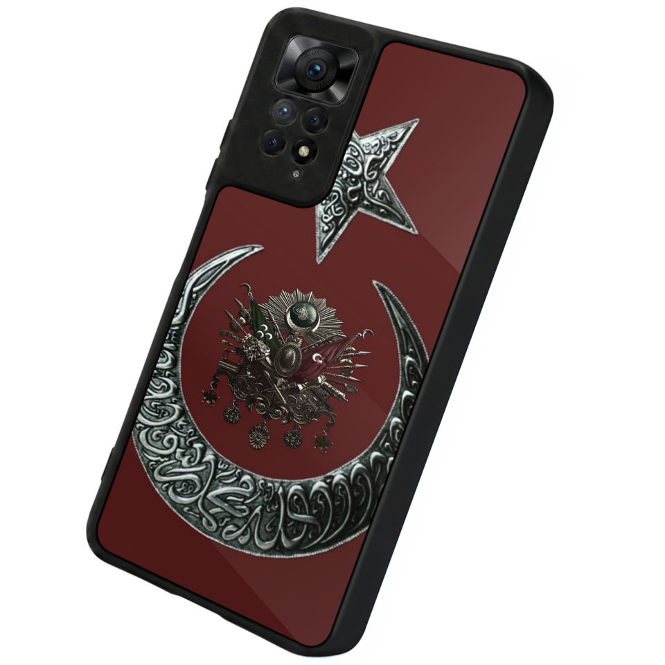 Xiaomi Redmi Note 12 Pro Uyumlu Osmanli Tugrasi Tasarımlı Glossy Premium Kılıf