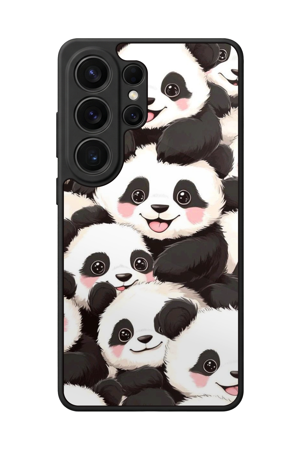 Samsung Galaxy S26 Ultra Uyumlu Panda Tasarımlı Glossy Premium Kılıf