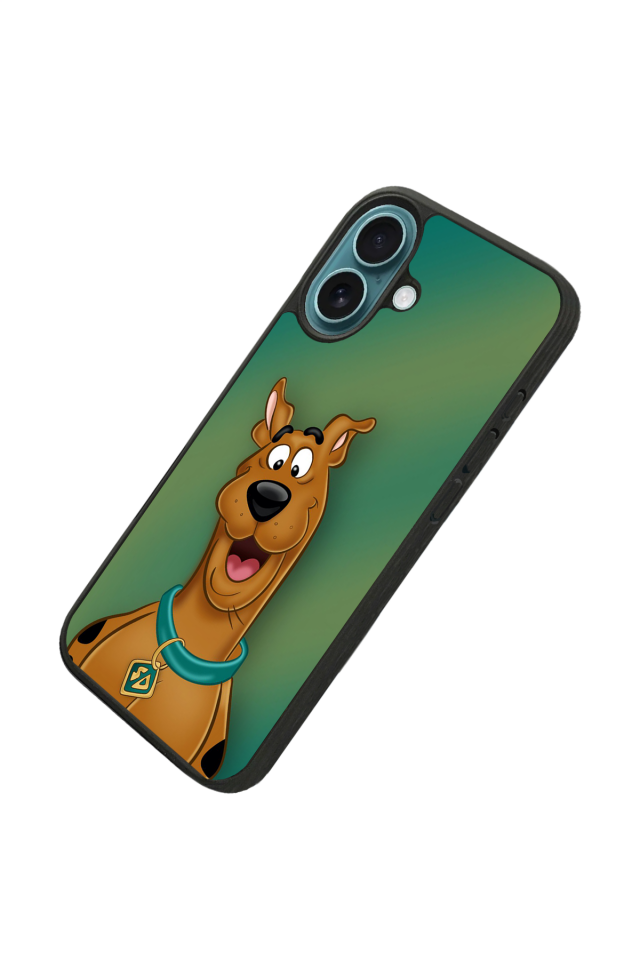iPhone 16 Uyumlu Scooby Doo Tasarımlı Glossy Premium Kılıf