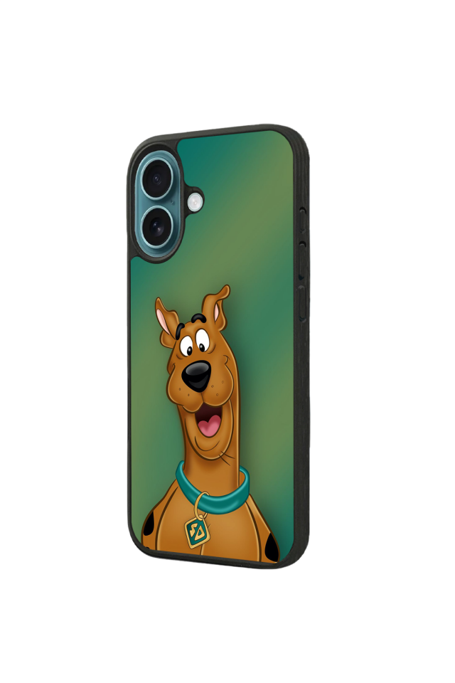 iPhone 16 Uyumlu Scooby Doo Tasarımlı Glossy Premium Kılıf