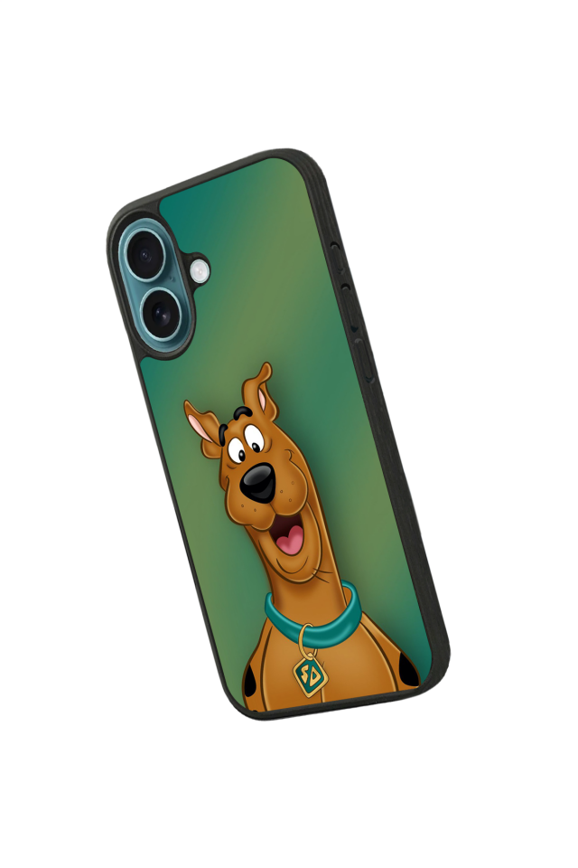 iPhone 16 Uyumlu Scooby Doo Tasarımlı Glossy Premium Kılıf