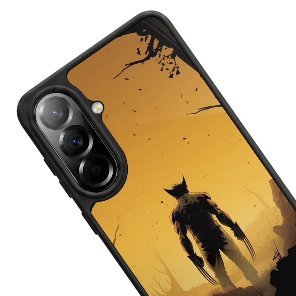 Samsung Galaxy A57 Uyumlu Wolverine Tasarımlı Glossy Premium Kılıf