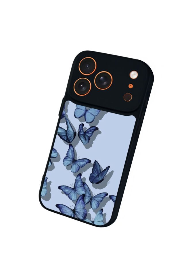 iPhone 17 Pro Max Uyumlu Kelebek Tasarımlı Glossy Premium Kılıf