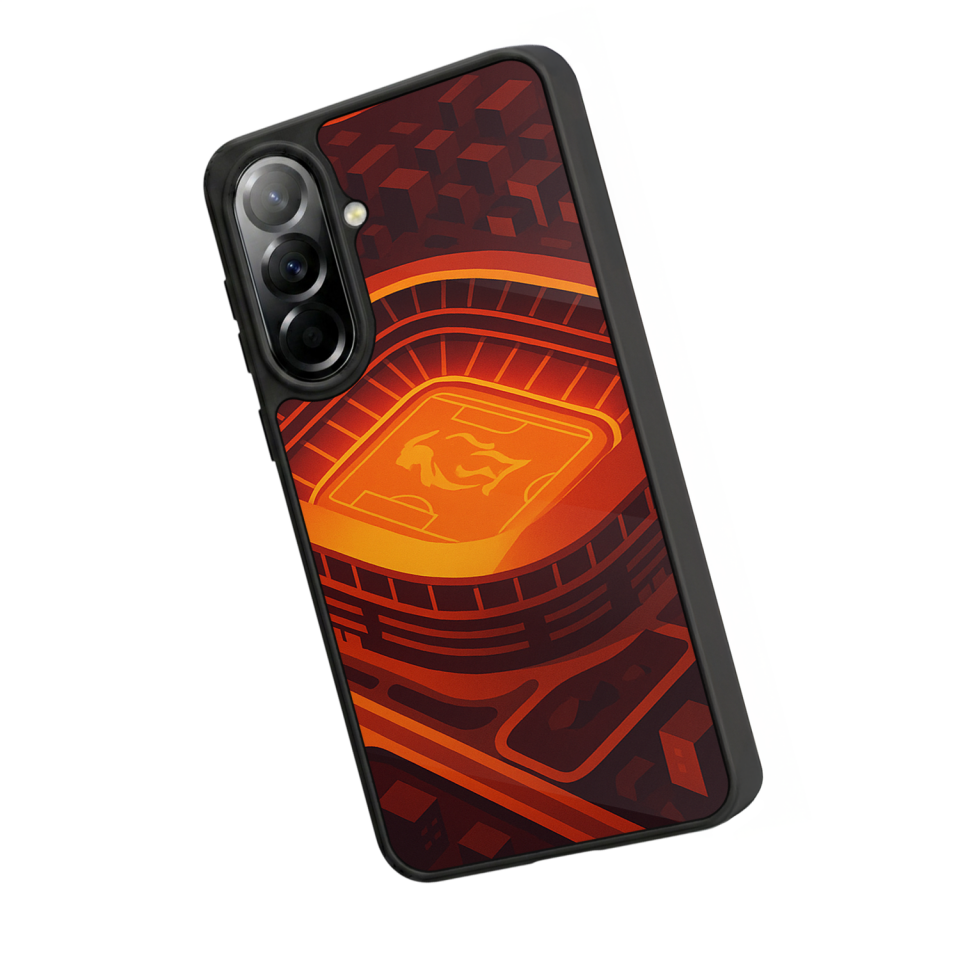 Samsung Galaxy A57 Uyumlu Aslan Tasarımlı Glossy Premium Kılıf