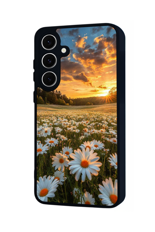 Samsung Galaxy S24 FE Uyumlu Cicek Tasarımlı Glossy Premium Kılıf